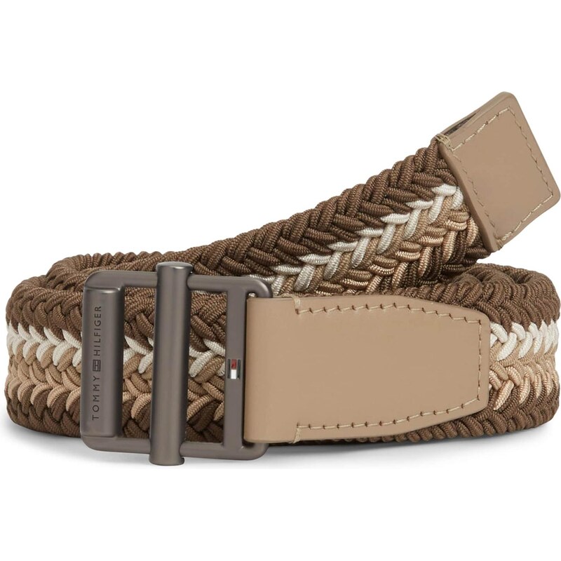 TOMMY HILFIGER Opasky béžová / hnedá / biela 67665679