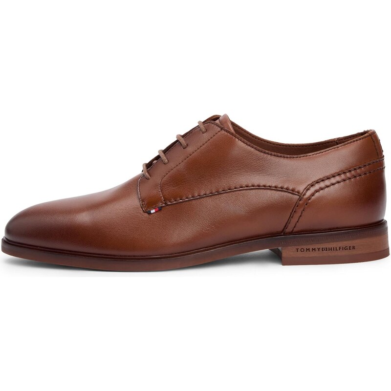 TOMMY HILFIGER Šnurovacie topánky koňaková 67665749