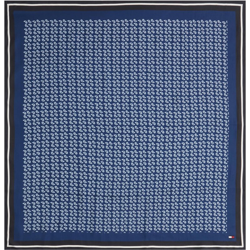 TOMMY HILFIGER Šatka námornícka modrá / tmavomodrá / biela 67665760