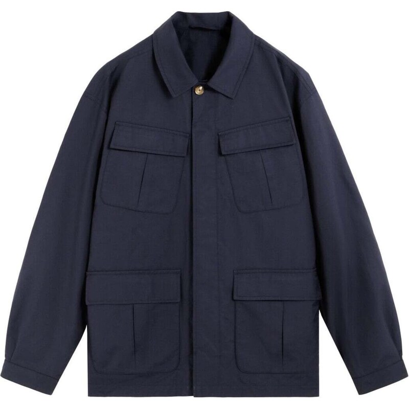 Scalpers Prechodná bunda Frony námornícka modrá 67665786