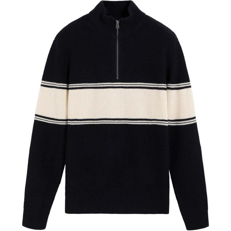 Scalpers Sveter námornícka modrá / biela 67665801