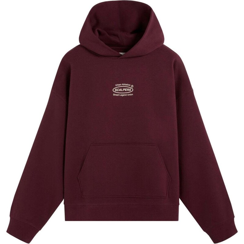 Scalpers Mikina Urban nebielená / burgundská 67665795