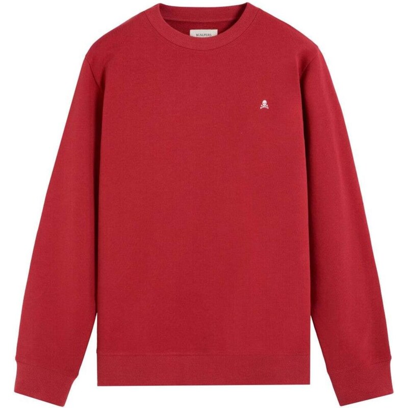 Scalpers Mikina čerešňová / biela 67665797