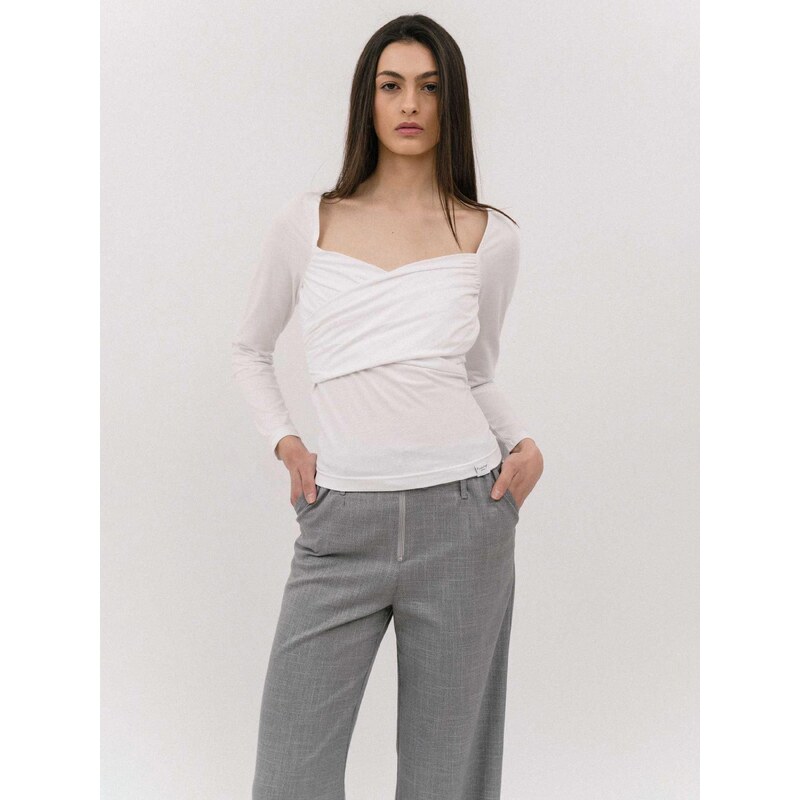 4TAILORS Top biela 67665837