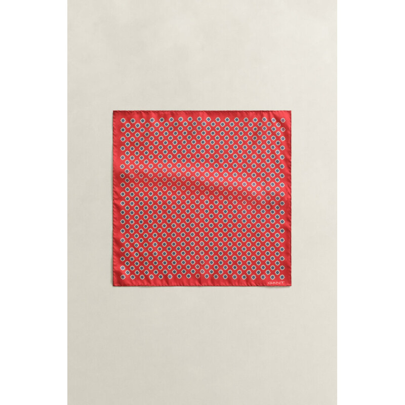 VRECKOVKA GANT FOULARD POCKET SQUARE ROSE RED 67664677