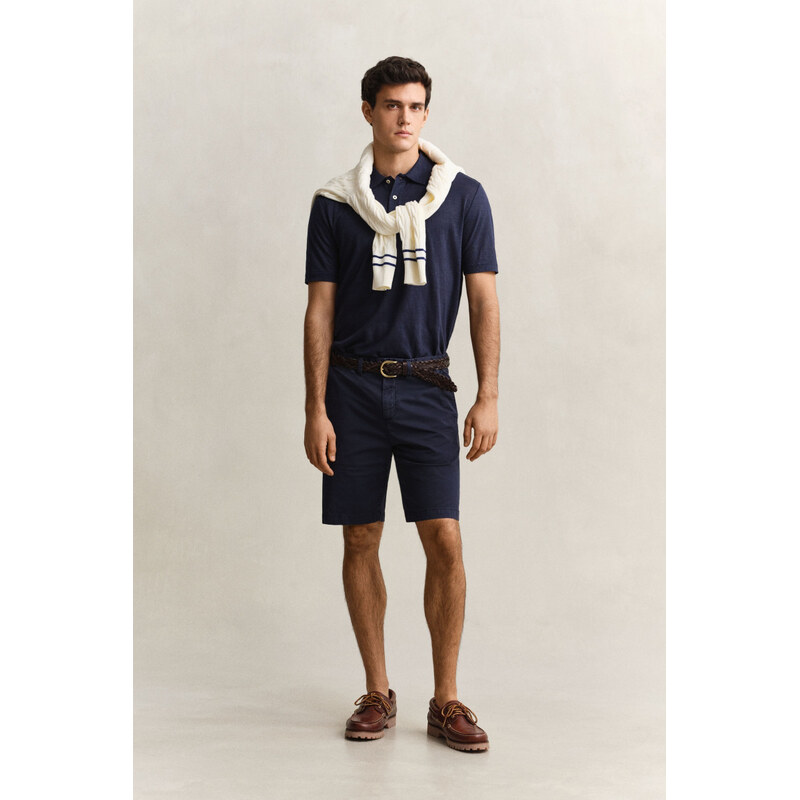 ŠORTKY GANT REG SUNFADED CHINO SHORTS EVENING BLUE 67664658