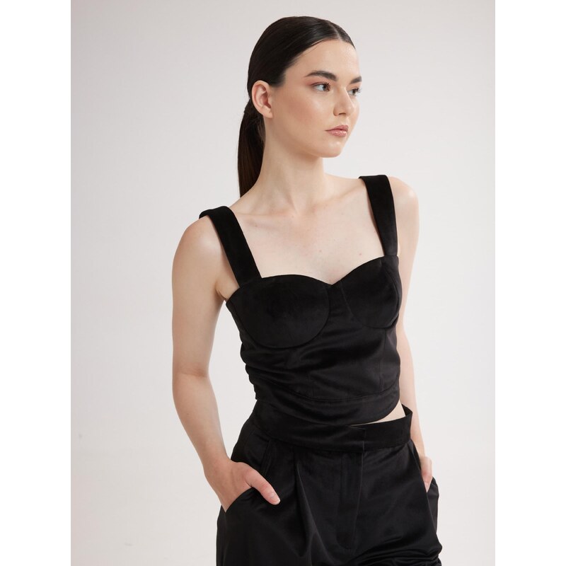 4TAILORS Top Scarlet čierna 67665872