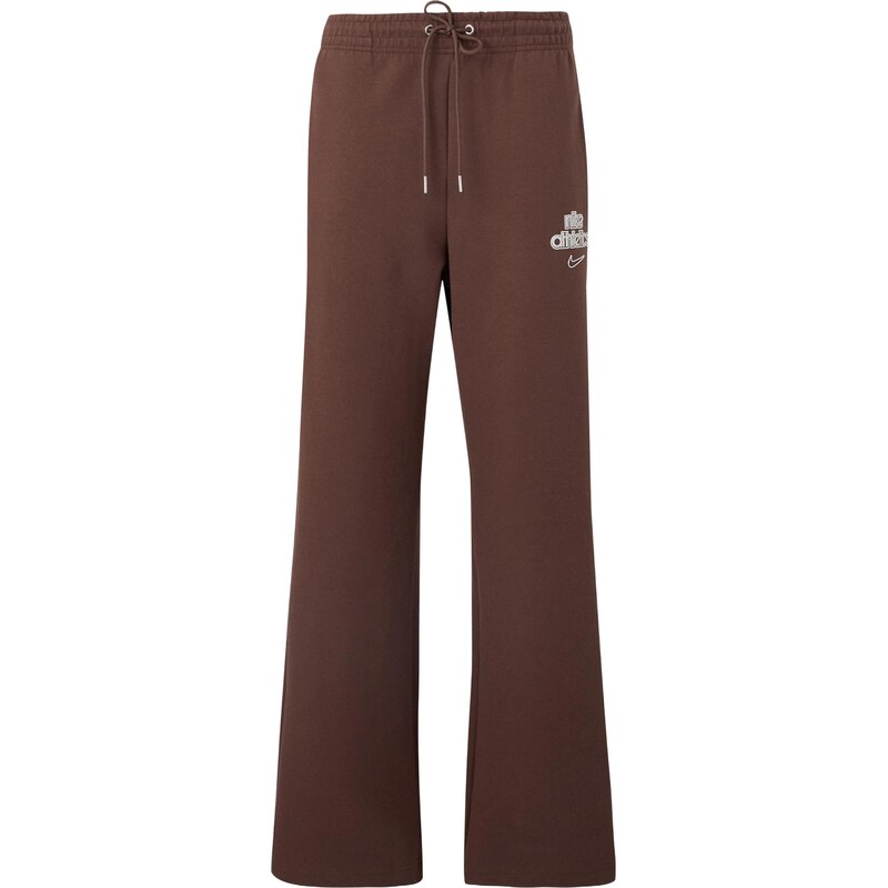 Nike Sportswear Nohavice PHNX FLC čokoládová / svetlosivá / biela 67665921