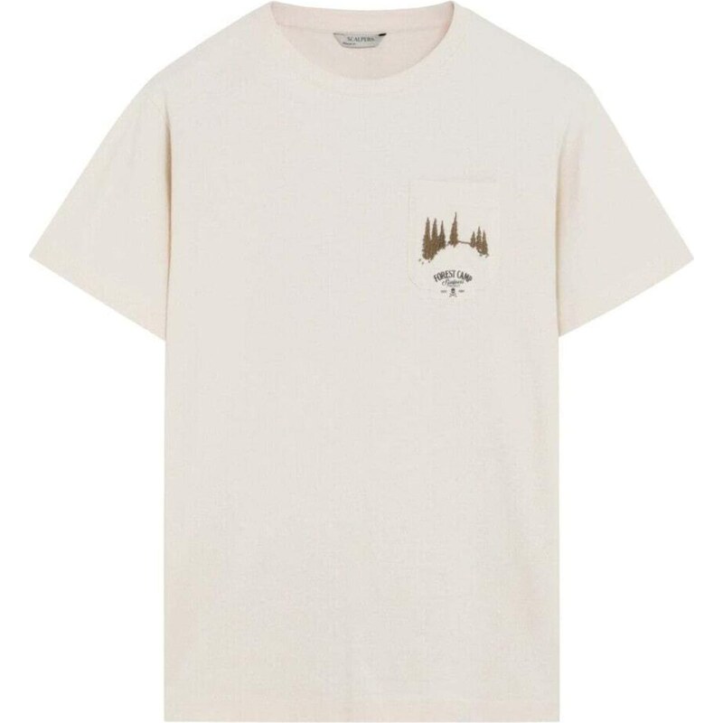 Scalpers Tričko Forest piesková / hnedá / čierna 67667020