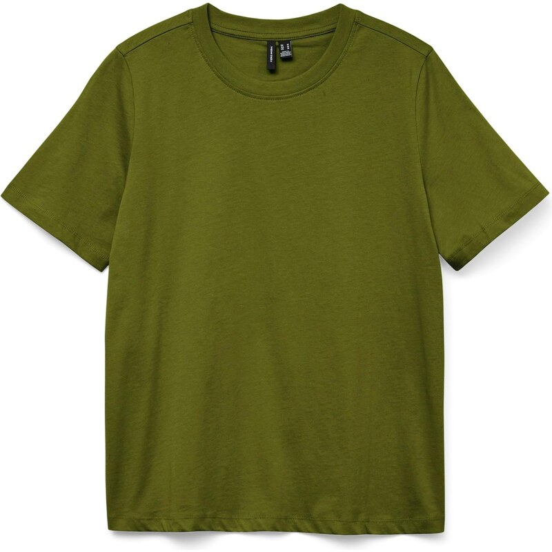 VERO MODA Tričko VMPAULINA olivová 67667229