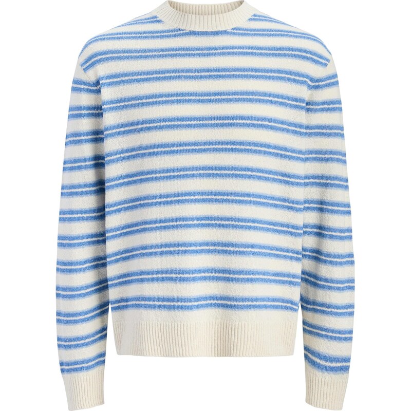 JACK & JONES Sveter JORNANTUCKET nebielená / kráľovská modrá 67667765