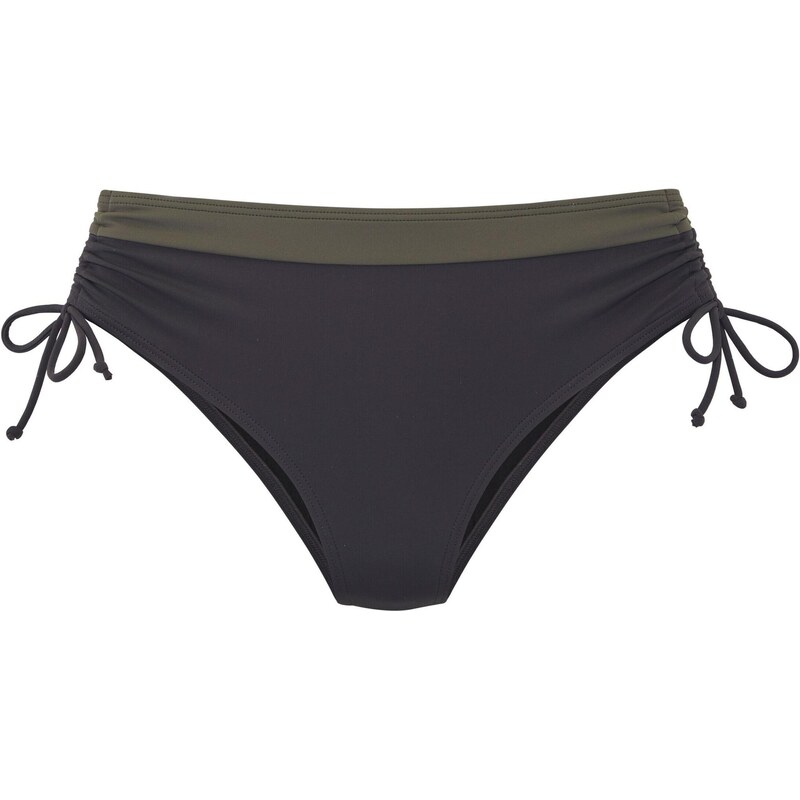s.Oliver Bikinové nohavičky antracitová / tmavozelená 67667781