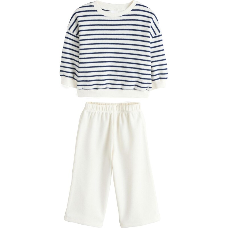 Next Set námornícka modrá / biela 67667798