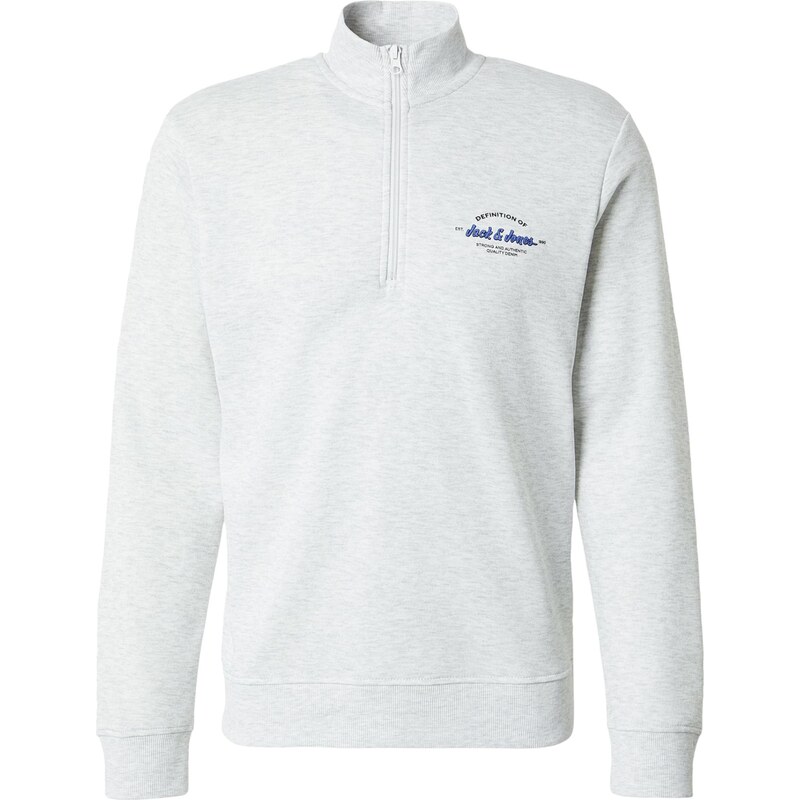 JACK & JONES Mikina JJBRANDON modrá / čierna / biela melírovaná 67667800