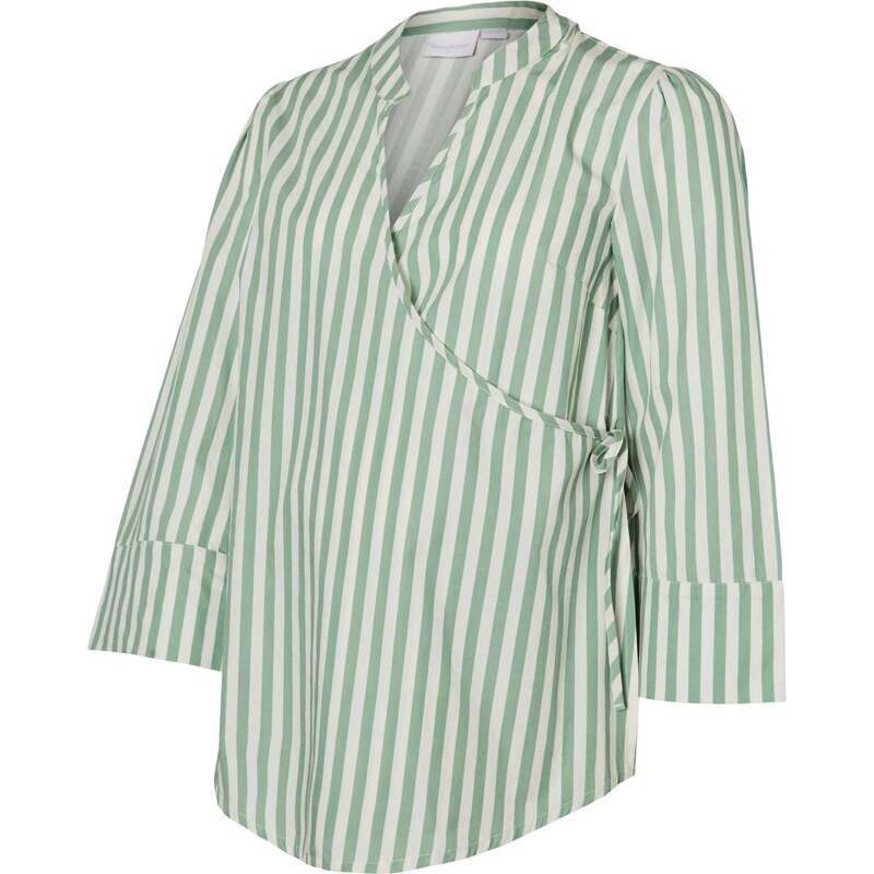 MAMALICIOUS Blúzka nefritová / biela 67667814