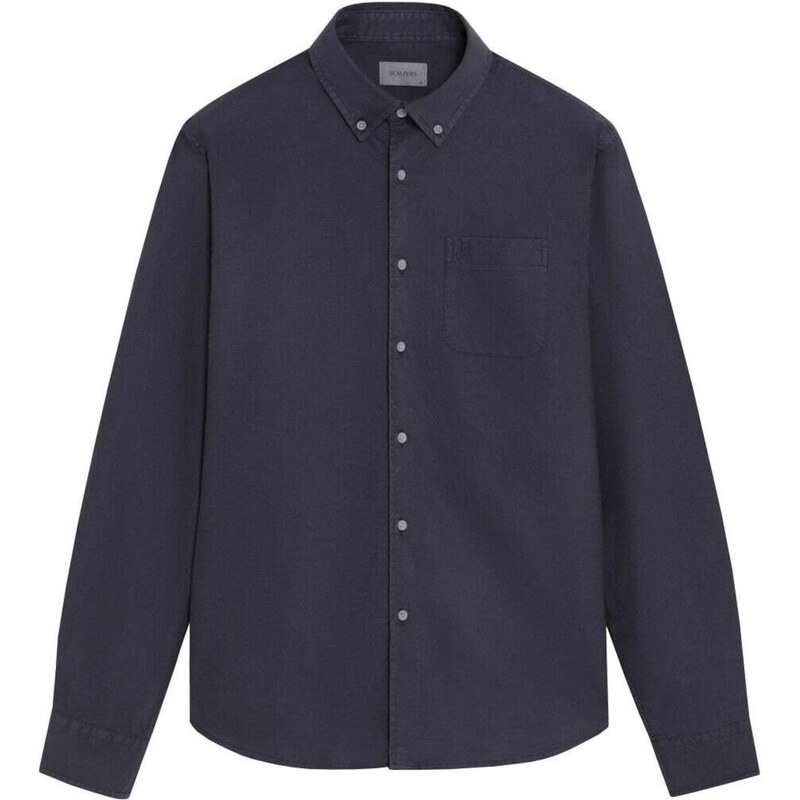 Scalpers Košeľa Beach Oxford námornícka modrá 67667835