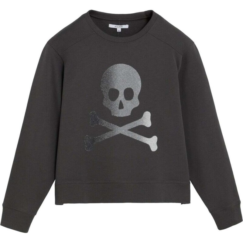 Scalpers Mikina sivá / tmavosivá 67667836