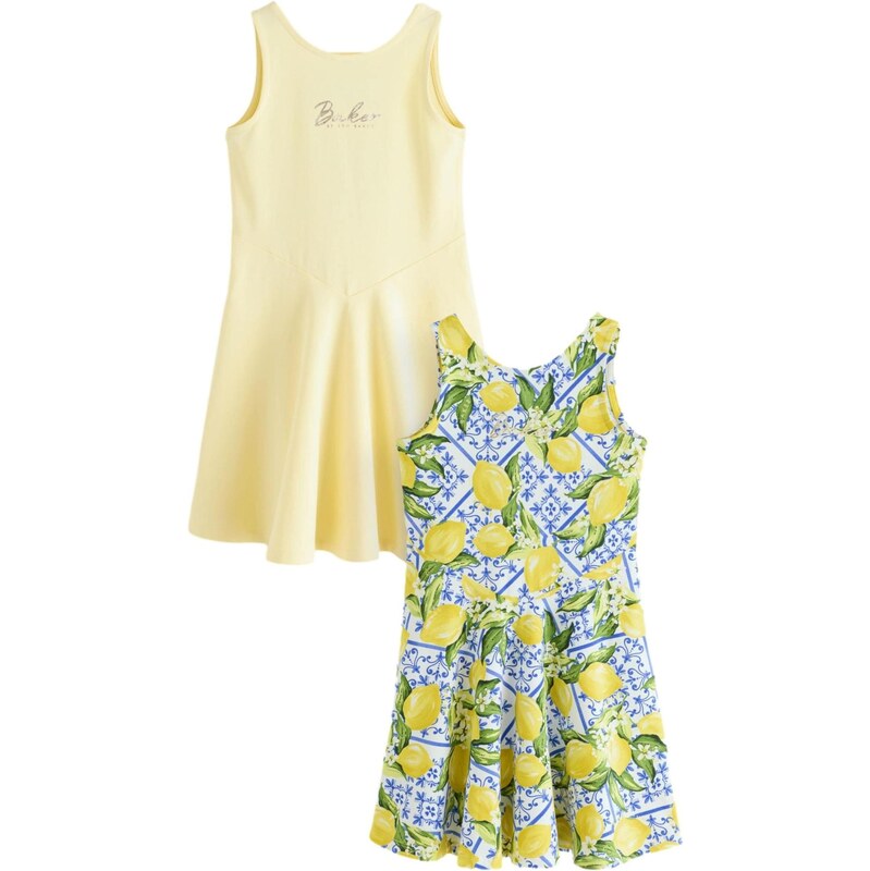 Baker by Ted Baker Šaty modrá / žltá / zelená / biela 67667874