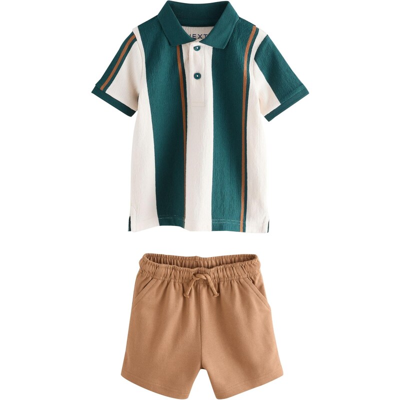 Next Set hnedá / zelená / biela 67668060