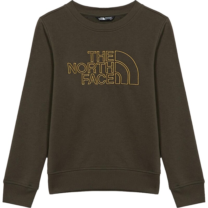 THE NORTH FACE Športová mikina DREW PEAK zlatá / tmavozelená 67668077