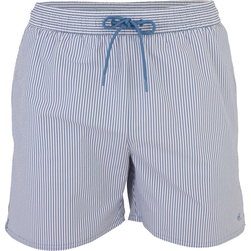 Calvin Klein Swimwear Plavecké šortky Seersucker námornícka modrá / 67668120