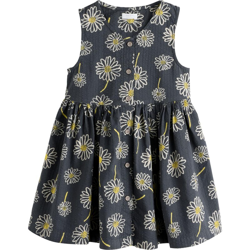 Next Šaty žltá / čierna / biela 67668135