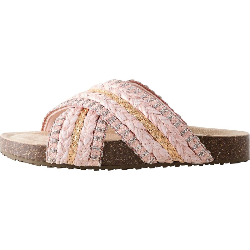 Next Sandále zlatá / ružová 67668140