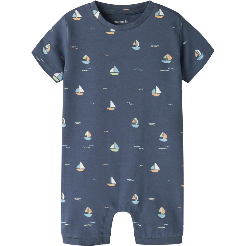 NAME IT Overal NBMVROELS námornícka modrá / svetlomodrá / oranžová / 67668152