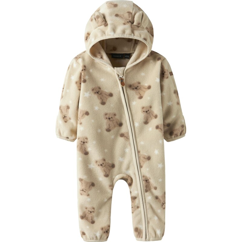 NAME IT Overal NBNMEEKO hnedá / tmavohnedá / kamenná / biela 67668175