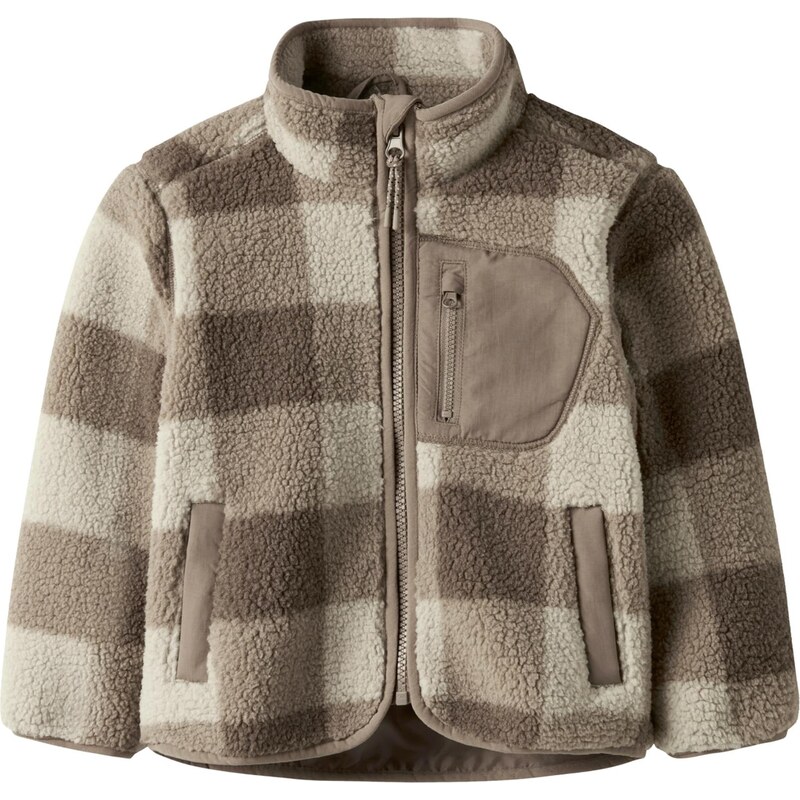 NAME IT Prechodná bunda NMMMONICO krémová / hnedá / svetlohnedá 67668177