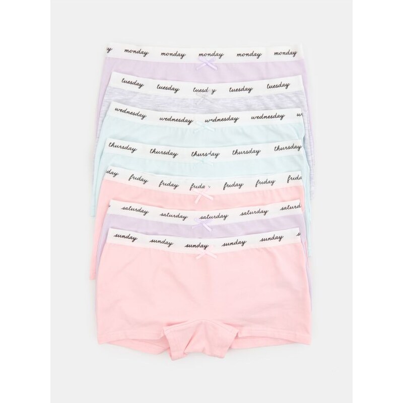 Sinsay - Bavlnené boxerky 7 pack - viacfarebná 67665093