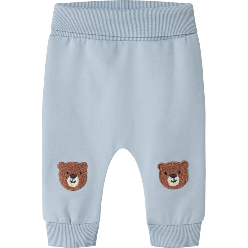 NAME IT Nohavice NBMDADDEL pastelovo modrá / hnedá 67668196