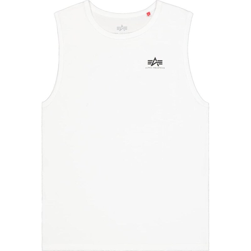 ALPHA INDUSTRIES Tričko čierna / biela 67668225