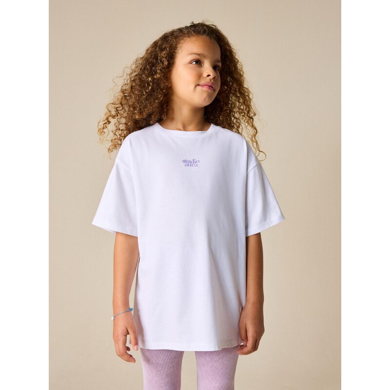 Next Tričko modrofialová / biela 67668402