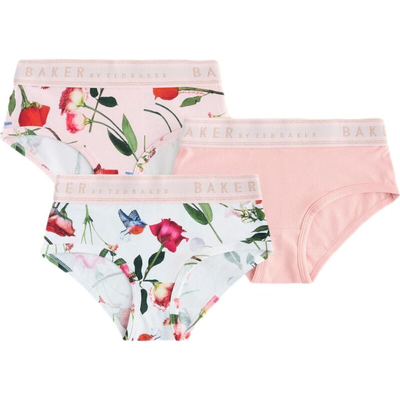 Baker by Ted Baker Nohavičky trávovo zelená / ružová / červená / biela 67668409