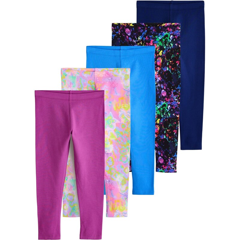 Next Legíny námornícka modrá / azúrová / neónovo fialová / čierna 67668390