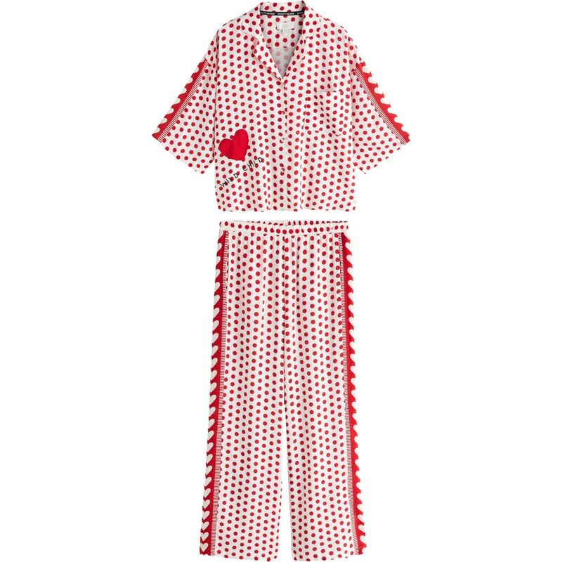 Rockett St George Pyžamo červená / biela 67668347