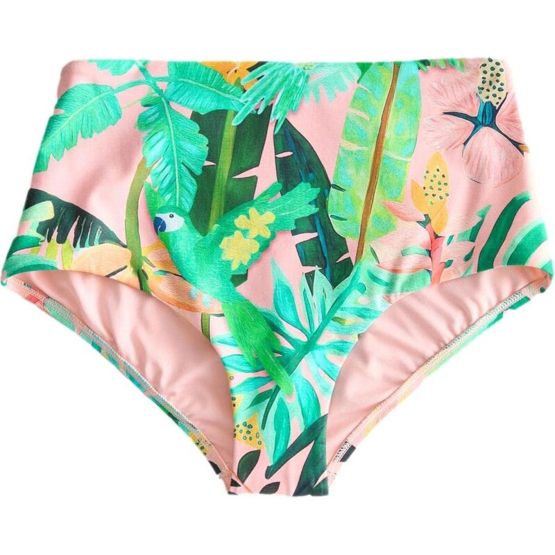 Next Bikinové nohavičky medová / smaragdová / jedľová / ružová 67668350