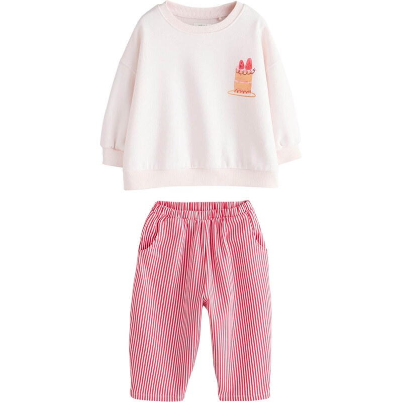 Next Set krémová / svetlooranžová / staroružová / svetločervená 67668454