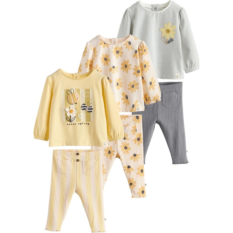 Next Set piesková / žltá / sivá 67668437