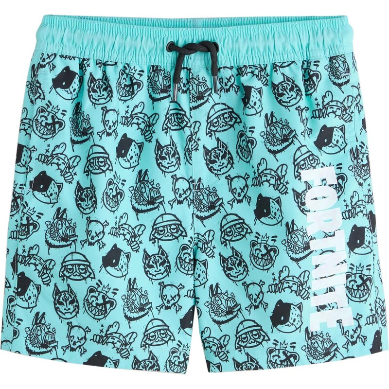 Next Plavecké šortky svetlomodrá / čierna / biela 67668451