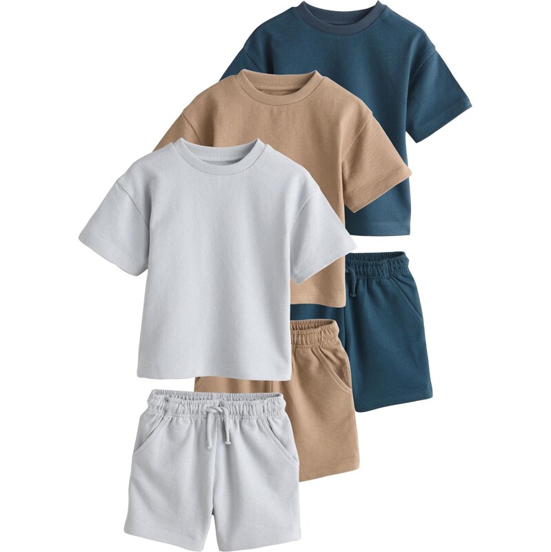 Next Set hnedá / sivá / petrolejová 67668427