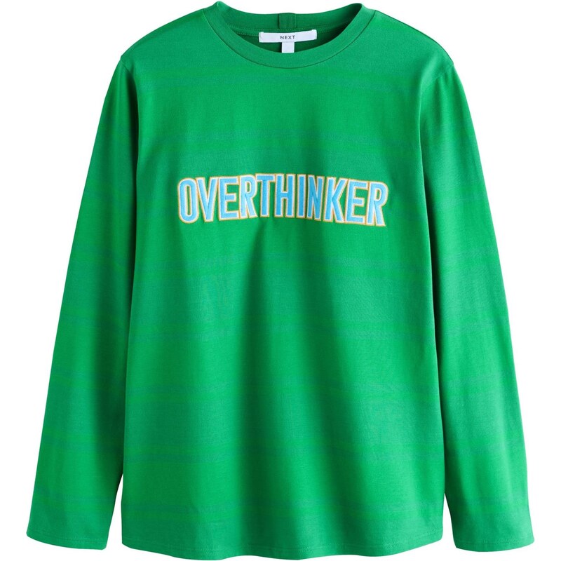 Next Mikina smaragdová / biela 67668432