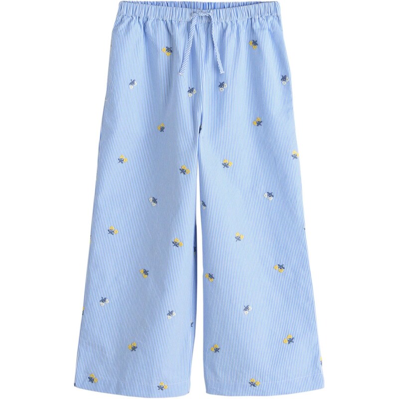 Next Nohavice svetlomodrá / svetložltá / zelená / biela 67668513