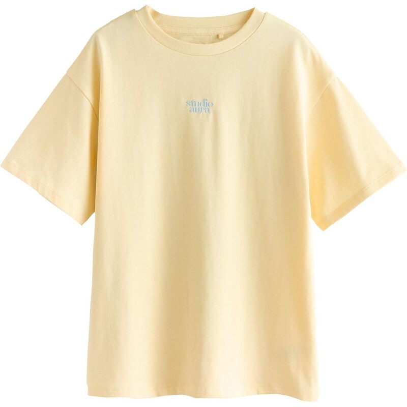 Next Tričko pastelovo žltá 67668496