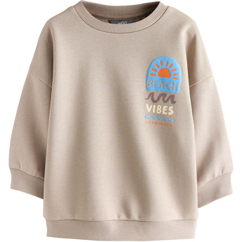 Next Mikina piesková / svetlomodrá / hnedá 67668532