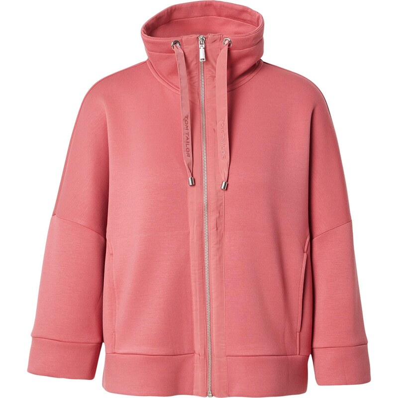TOM TAILOR Tepláková bunda ružová 67668571