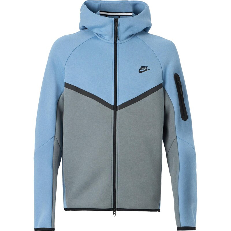 Nike Sportswear Tepláková bunda Tech Fleece dymovo modrá / svetlomodrá 67668626
