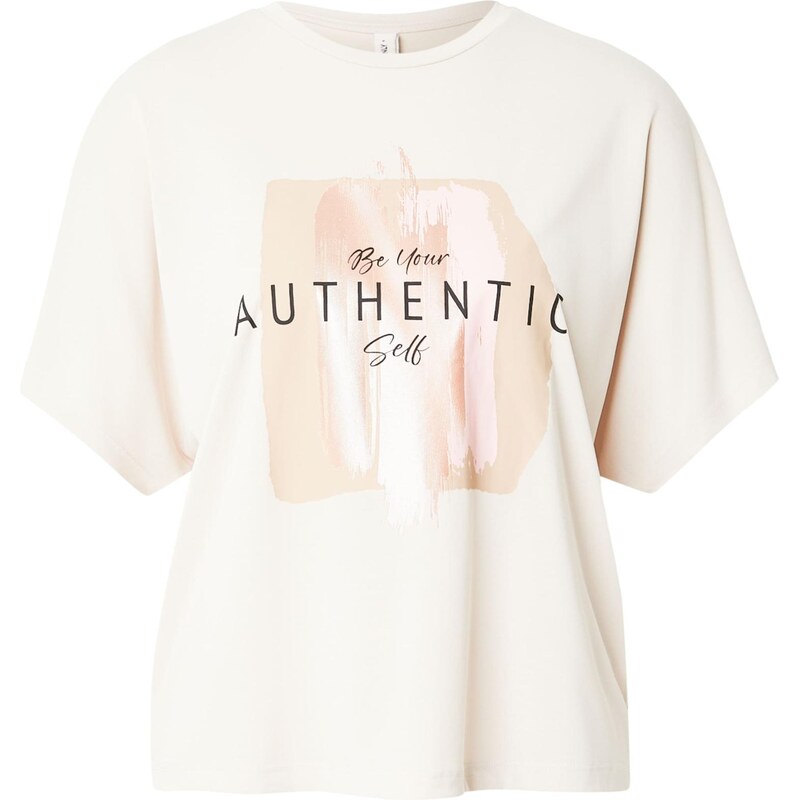 ONLY Tričko ONLFREE telová / sivobéžová / čierna 67668638