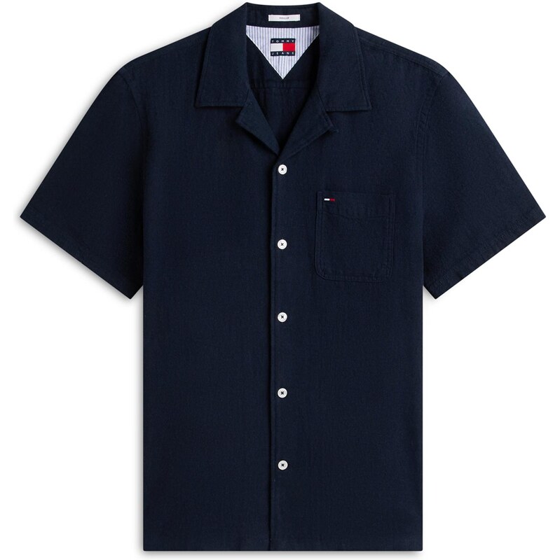 Tommy Jeans Košeľa námornícka modrá 67668654